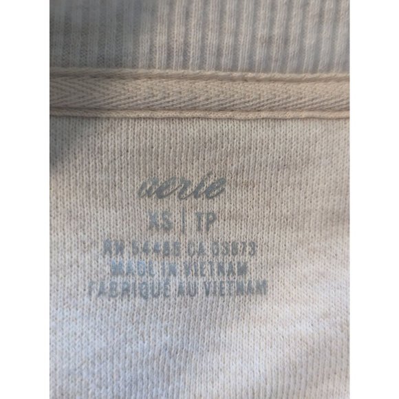 Aerie Women's Good Vibes Oversized Side Slit Casual Sweatshirt in Gray Camo SzXS - Picture 8 of 11